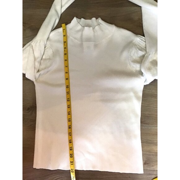 HOOKED UP- WOMENS WHITE LONG SLEEVE WOMEN'S SWEATER SIZE X-LARGE-NWT - Picture 10 of 10